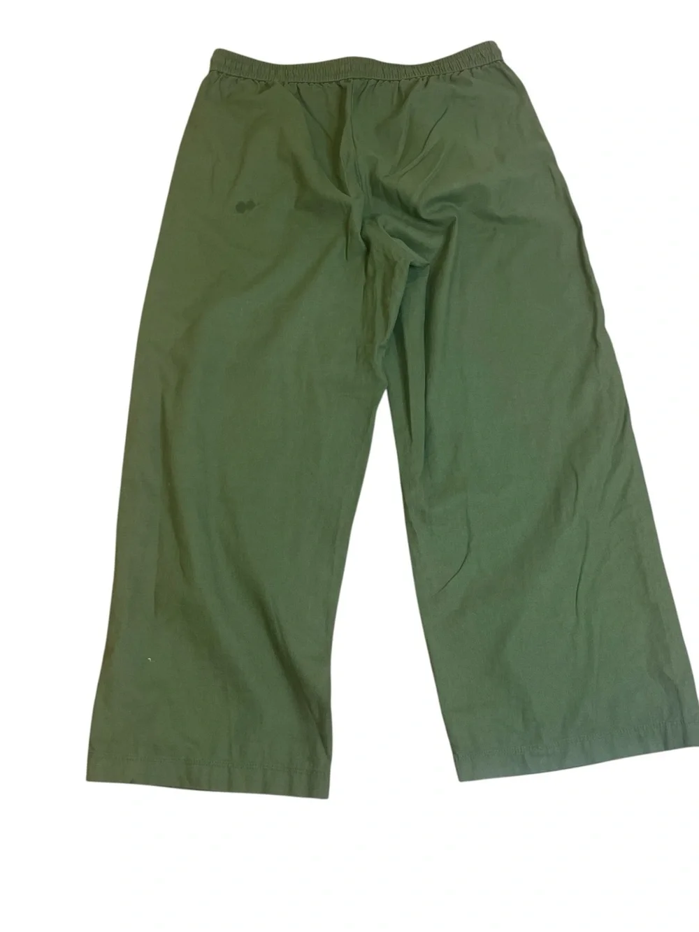 J. Crew Olive Green Wide-Leg Drawstring  Pants Sz 12